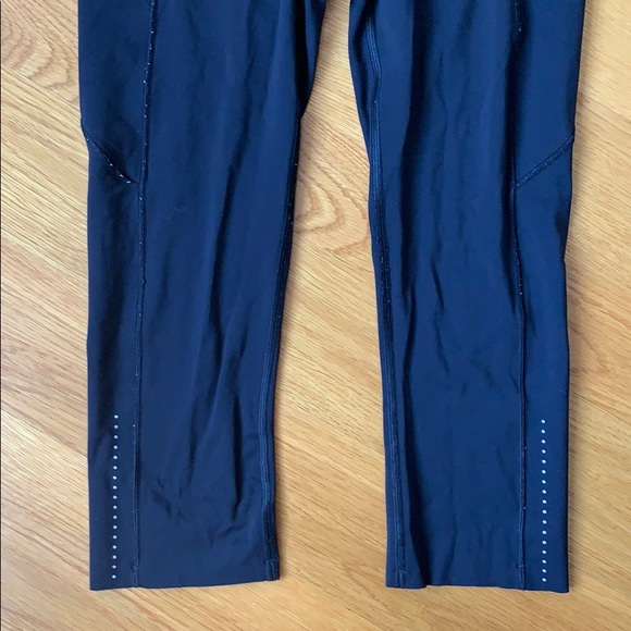 Lululemon Fast and Free Crops Black - Picture 3 of 6